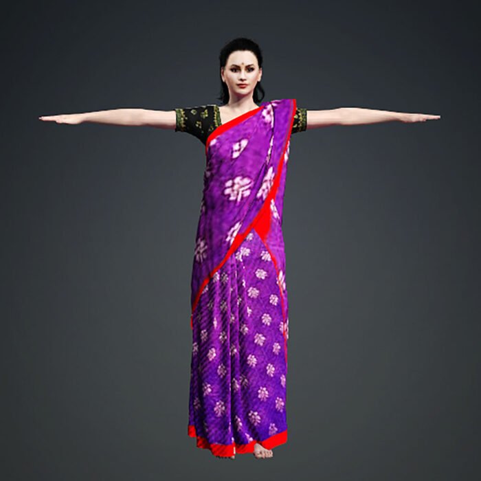 Indian Saree Download for iClone - Image 1