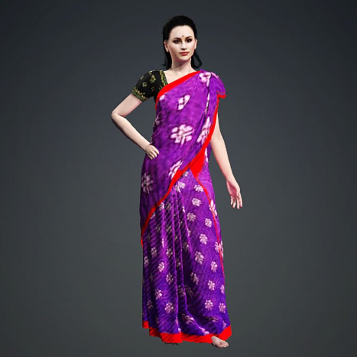 Indian Saree Download for iClone - Image 4