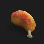 KFC Chicken Leg Piece Prop