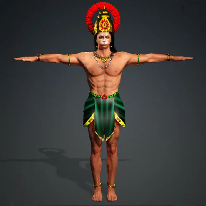 God Hanuman Character iClone Download - Image 1