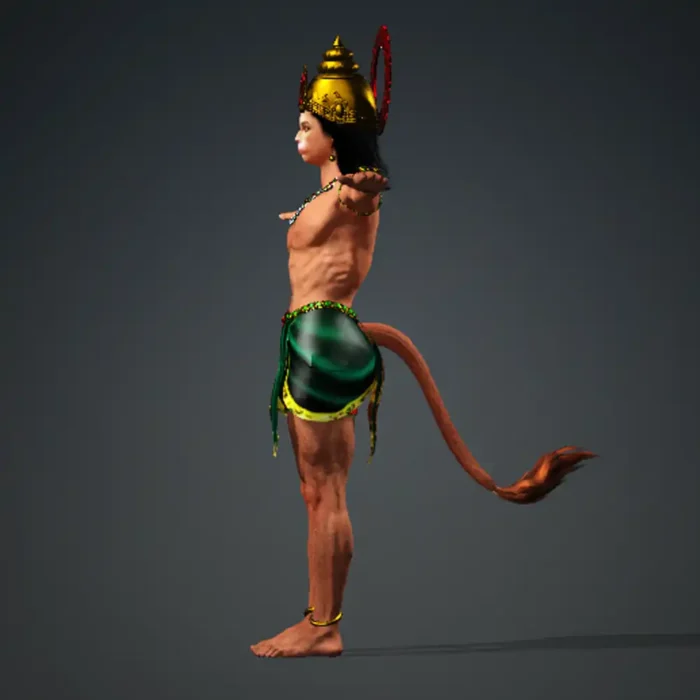 God Hanuman Character iClone Download - Image 3