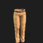 iClone Light Brown Pants Traditional Semi-Formal Style