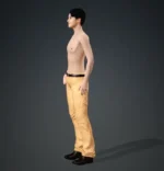 iClone Light Brown Pants Traditional Semi-Formal Style - Image 4