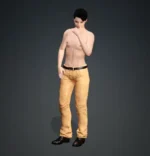 iClone Light Brown Pants Traditional Semi-Formal Style - Image 2